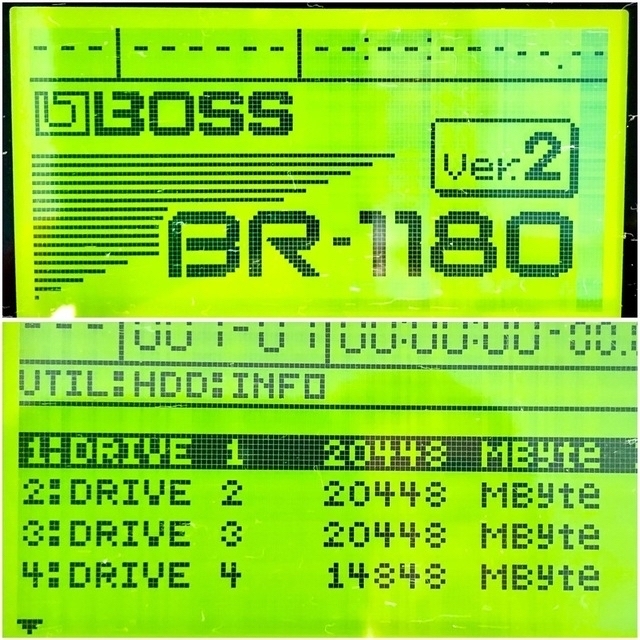 BOSS - 1938.BOSS BR-1180CD/MTR/HDD容量4倍/動作確認済み‼️の BOSS - 1938.BOSS BR-1180CD/MTR/HDD容量4倍/動作確認済み‼️の