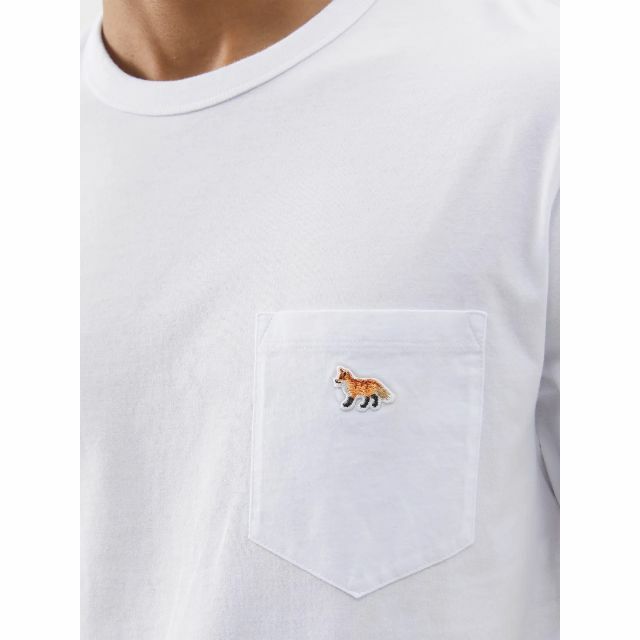 maison kitsune baby fox ポケット tシャツ L 4