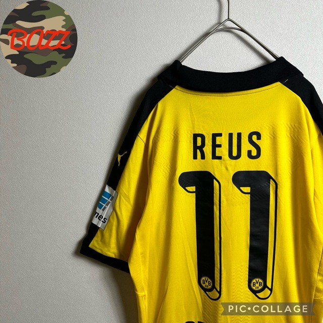 PUMA(プーマ)の☆プーマ　マルコ・ロイス　ドルトムント　ユニフォーム　ドイツ代表　ブンデス　古着 スポーツ/アウトドアのサッカー/フットサル(ウェア)の商品写真