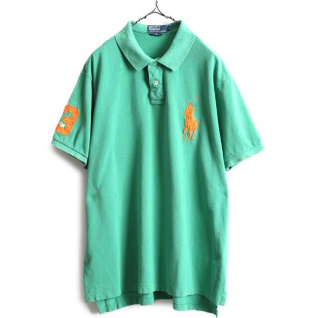 Ralph Lauren(ラルフローレン)のビッグポニー ポロ ラルフローレン 鹿の子 半袖ポロシャツ XXL ナンバリング メンズのトップス(ポロシャツ)の商品写真