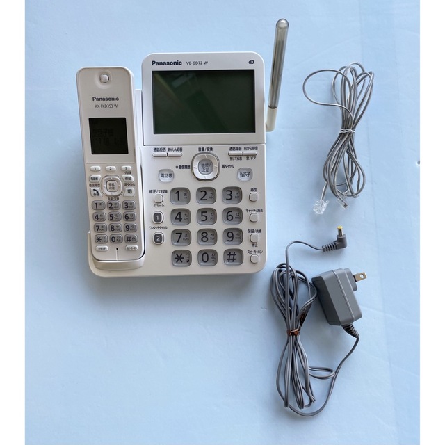 Panasonic - Panasonic パナソニック コードレス 電話機 VE-GD72-Wの