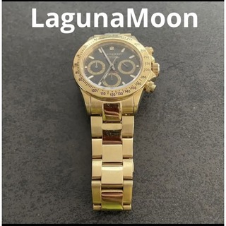 ラグナムーン(LagunaMoon)のLagunaMoon ラグナムーン gold ゴールド 腕時計(腕時計)