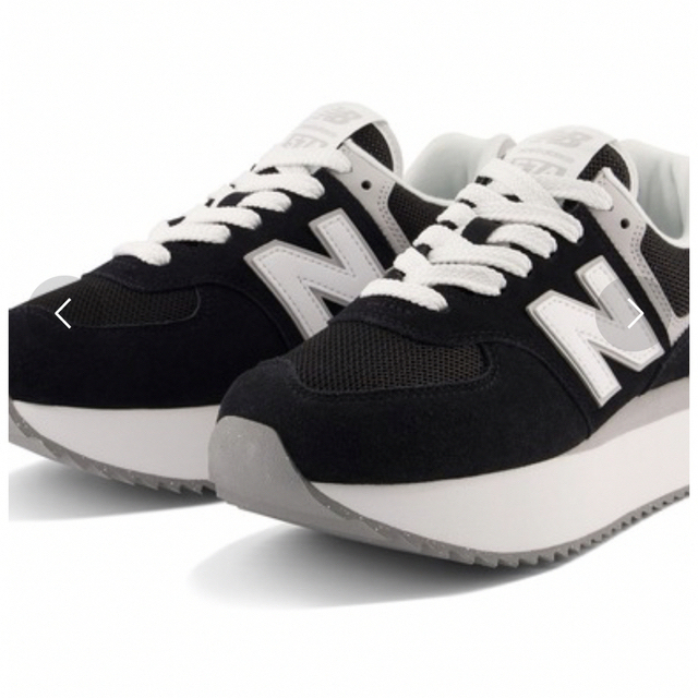 New Balance ニューバランス 完売厚底スニーカー574+ - スニーカー