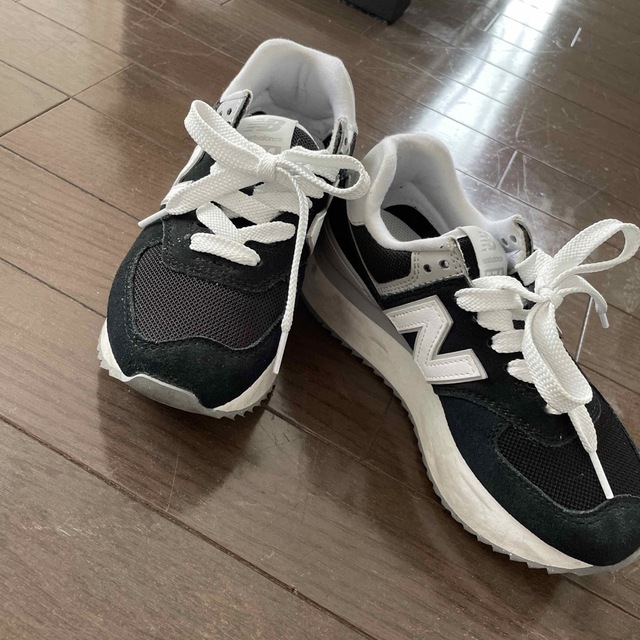 574（New Balance）(ゴーナナヨン)のNew Balance ニューバランス　完売厚底スニーカー574+ レディースの靴/シューズ(スニーカー)の商品写真