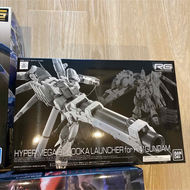 RG hi-νガンダムとHGUCナイチンゲールセット