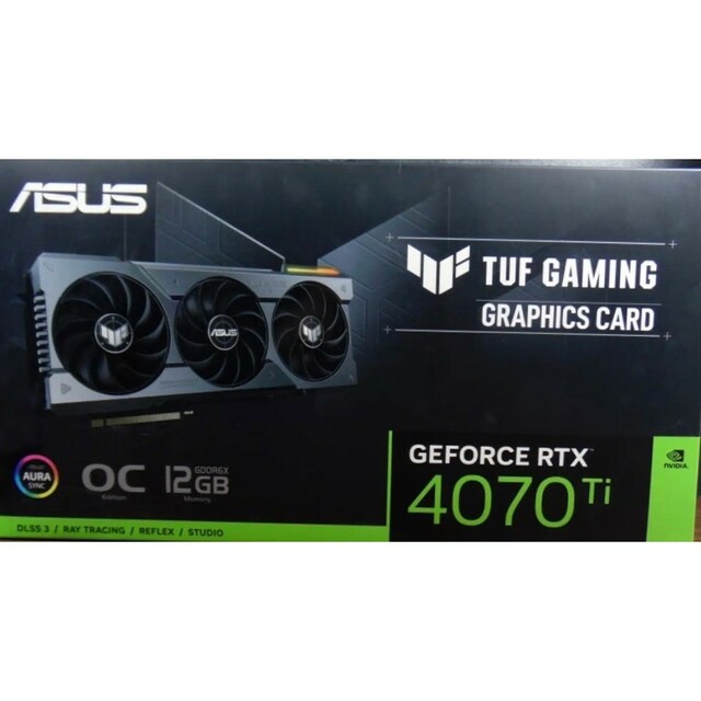 PCパーツASUS NVIDIA GeForce RTX 4070 Ti　5台　②