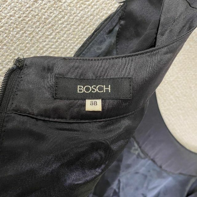BOSCH ボッシュ レディース ティアード ワンピース ブラック系