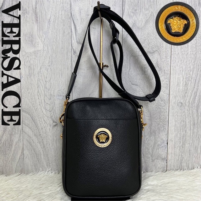 極美品♡VERSACE ヴェルサーチ カーフレザー メデューサ ショルダーバッグ