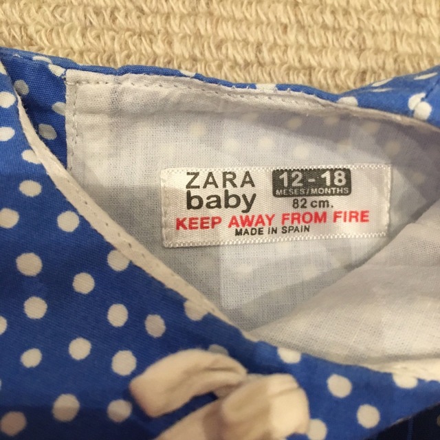 ZARA KIDS(ザラキッズ)のzara baby★ワンピース80 キッズ/ベビー/マタニティのベビー服(~85cm)(ワンピース)の商品写真