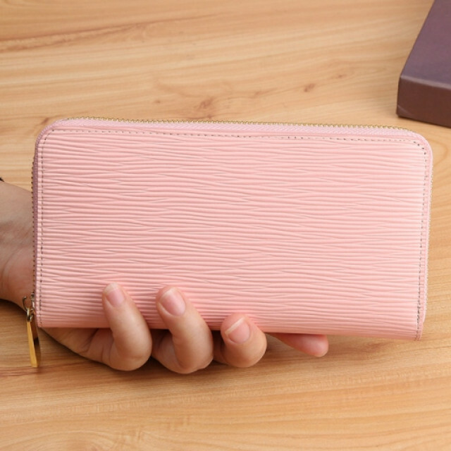 77%OFF!】 大人気 長財布 エピ柄 ピンク レザー 高品質 ラウンドファスナー 男女兼用 大人気 ミニ財布 エピ柄 イエロー レザー ラウンドファスナー レディース