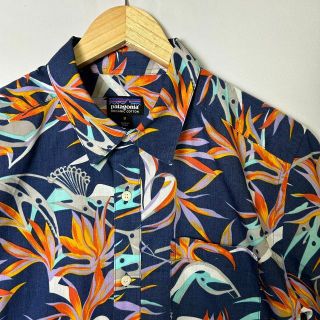 パタゴニア(patagonia)のパタゴニア バードオブパラダイス ゴートゥーシャツ 極楽鳥 花柄 アロハ M(シャツ)