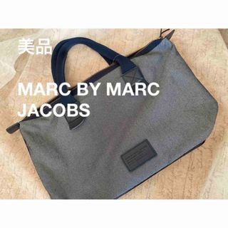 マークバイマークジェイコブス(MARC BY MARC JACOBS)の美品　大人気　MARC BY MARC JACOBSデニムバイカラートートバッグ(トートバッグ)