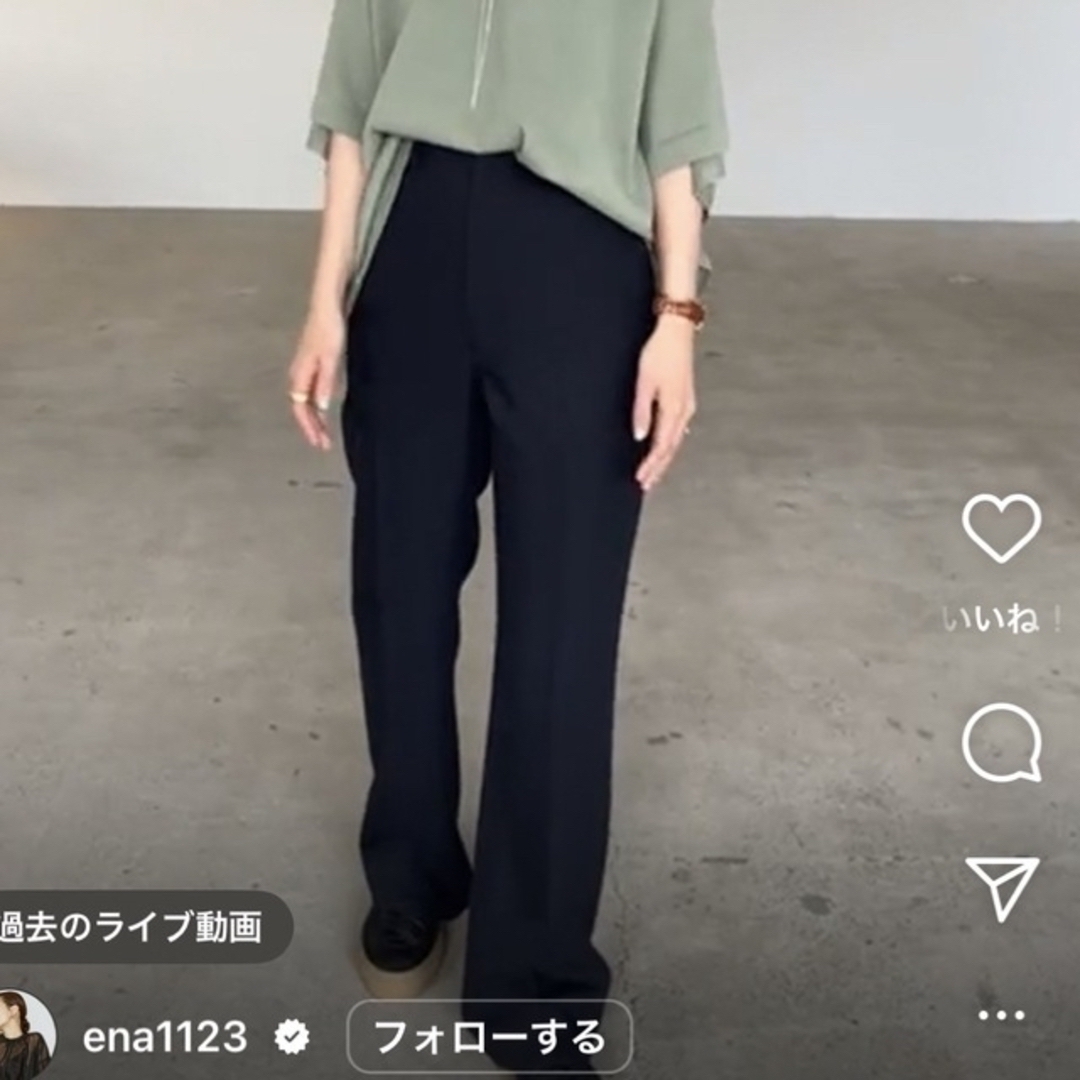 CLANE - 【clane】CENTER PRESS BOOTCUT PANTSの通販 by My closet