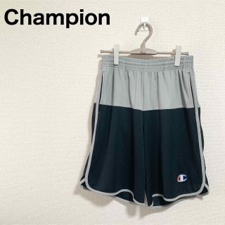 チャンピオン(Champion)のチャンピオン ハーフパンツ メンズL 黒 グレー バスケットボール ロゴ(ショートパンツ)