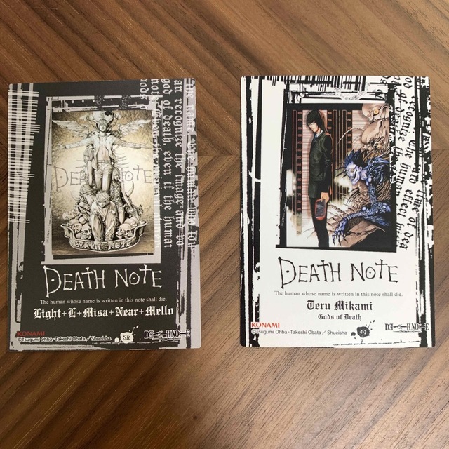 KONAMI(コナミ)のDEATH NOTE デスノート　カード　56枚　SRあり エンタメ/ホビーのアニメグッズ(カード)の商品写真