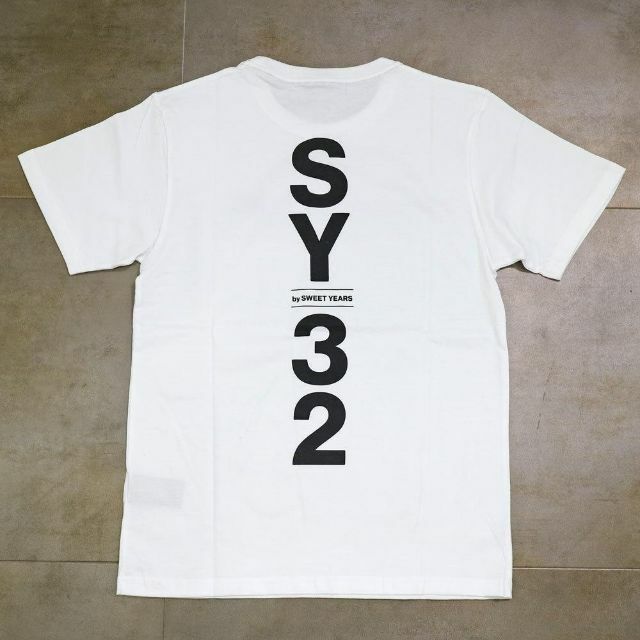 サイズS新品【SY32 by SWEETYEARS】SHIELD LOGO TEE