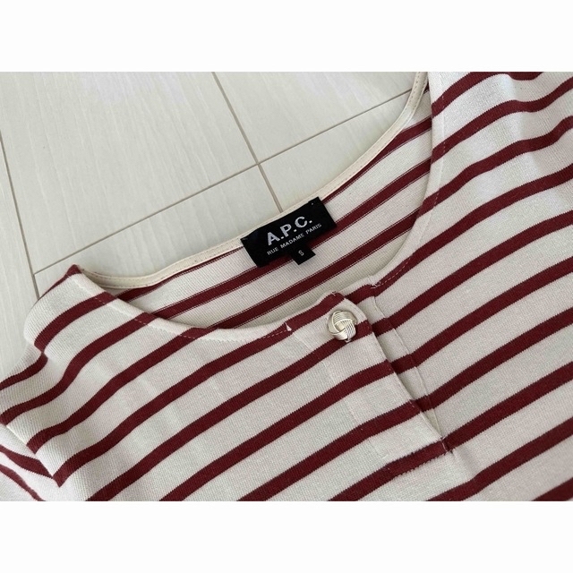 A.P.C(アーペーセー)のA.P.C ボーダーカットソー レディースのトップス(カットソー(長袖/七分))の商品写真