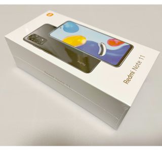 アンドロイド(ANDROID)の(シュリンク付き) Redmi Note 11 グラファイトグレー SIMフリー(スマートフォン本体)