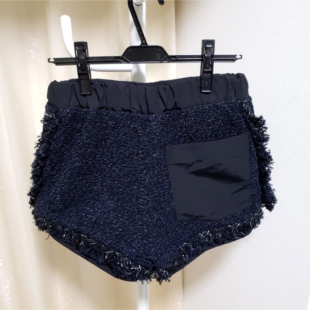 sacai(サカイ)のsacai サカイ Tweed Shorts ツイードショーツ ショートパンツ レディースのパンツ(ショートパンツ)の商品写真