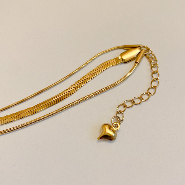 Ameri VINTAGE(アメリヴィンテージ)のTriple layered necklace No.853 レディースのアクセサリー(ネックレス)の商品写真