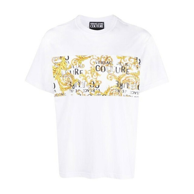 VERSACE JEANS COUTURE Tシャツ ホワイト XLサイズ