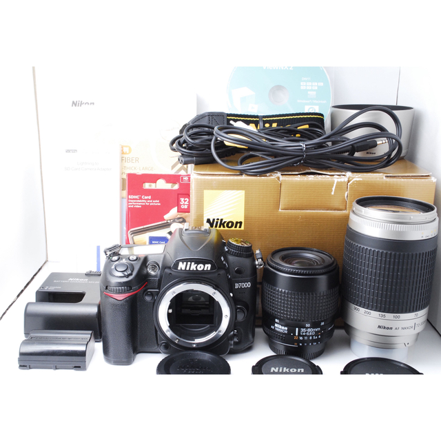 Nikon D7000 ダブルセット☆スマホ転送＆高性能カメラ☆3950