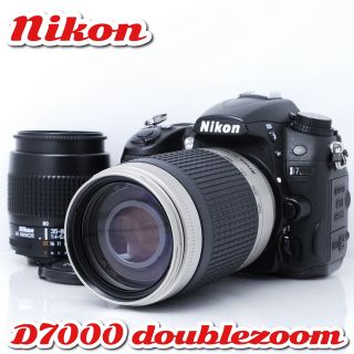 ニコン(Nikon)のニコン D7000 ダブルズーム❤️iPhone転送◎❤️ハイアマチュアモデル！(デジタル一眼)