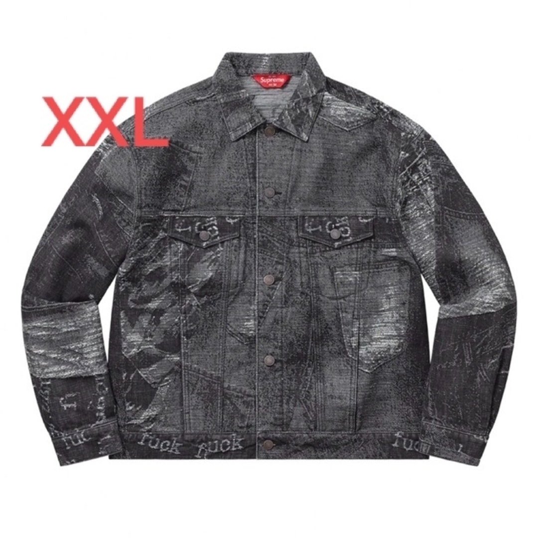 Archive Denim Jacquard Trucker Jacket - Gジャン/デニムジャケット