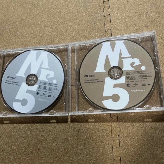 King & Prince(キングアンドプリンス)のKing & Prince Mr.5（初回限定盤A.Bディスク2  CD 2枚 エンタメ/ホビーのCD(ポップス/ロック(邦楽))の商品写真