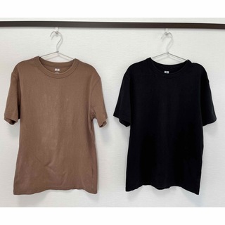 ユニクロ(UNIQLO)のユニクロ　クルーネックTシャツMサイズ　2着セット(Tシャツ/カットソー(半袖/袖なし))