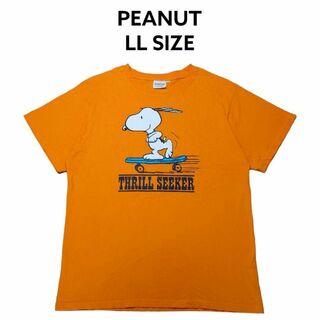ピーナッツ(PEANUTS)のPEANUT　XLサイズ　スヌーピー　ビッグプリント　Tシャツ　SNOOPY(Tシャツ/カットソー(半袖/袖なし))