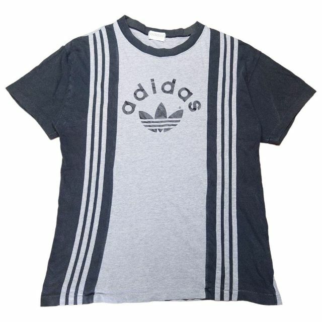 adidas(アディダス)の80s adidas　ビッグプリント　Tシャツ　古着　アディダス　3ライン メンズのトップス(Tシャツ/カットソー(半袖/袖なし))の商品写真