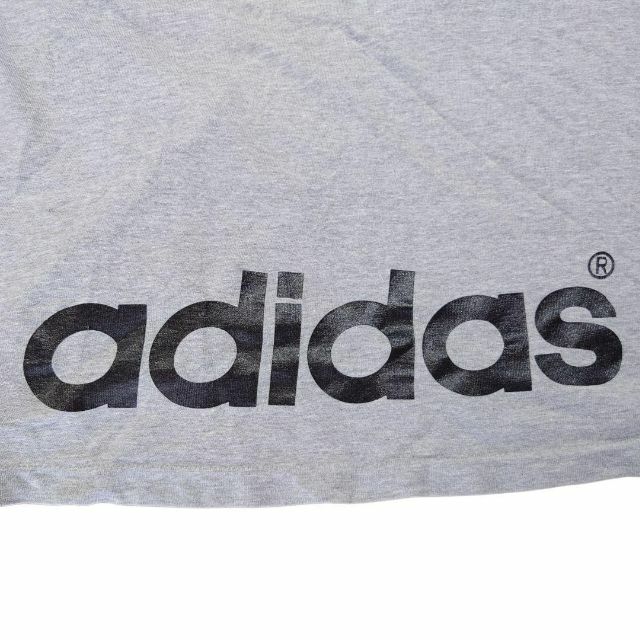 adidas(アディダス)の80s adidas　ビッグプリント　Tシャツ　古着　アディダス　3ライン メンズのトップス(Tシャツ/カットソー(半袖/袖なし))の商品写真