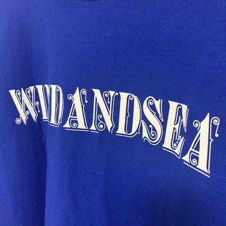 ウィンダンシー(WIND AND SEA)のウィンダンシー　WDS アメリカ製　Tシャツ　XL ブルー(Tシャツ/カットソー(半袖/袖なし))