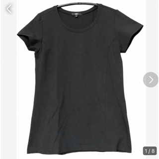 ディーエイチシー(DHC)の❤️新品　DHC 着やせTシャツUネック　ピマコットン　ブラック　M ❤️(Tシャツ(半袖/袖なし))