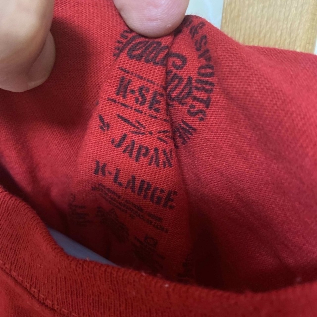 TENDERLOIN(テンダーロイン)のテンダーロイン  ロゴ　Tシャツ　レッド　赤　XL 03 TEE-T THE メンズのトップス(Tシャツ/カットソー(半袖/袖なし))の商品写真