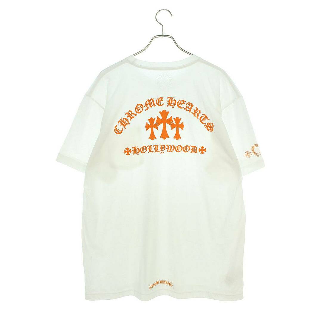 クロムハーツ  Orange Cemetery Cross Tee セメタリークロスプリントTシャツ メンズ XL