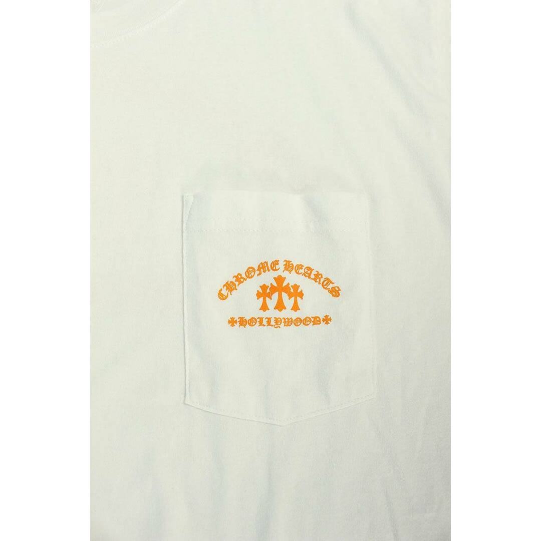 クロムハーツ  Orange Cemetery Cross Tee セメタリークロスプリントTシャツ メンズ XL