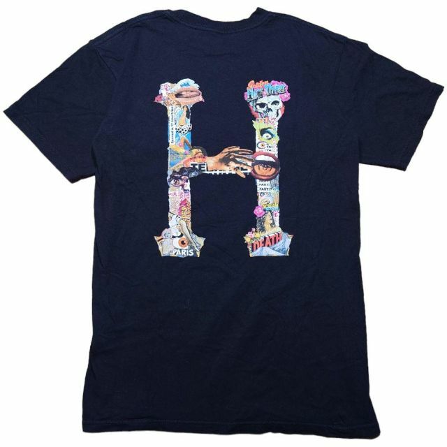 レアデザイン HUF ビッグプリント Tシャツ 総柄 ハフ