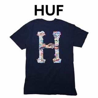 ハフ(HUF)のレアデザイン　HUF　ビッグプリント　Tシャツ　総柄　ハフ(Tシャツ/カットソー(半袖/袖なし))