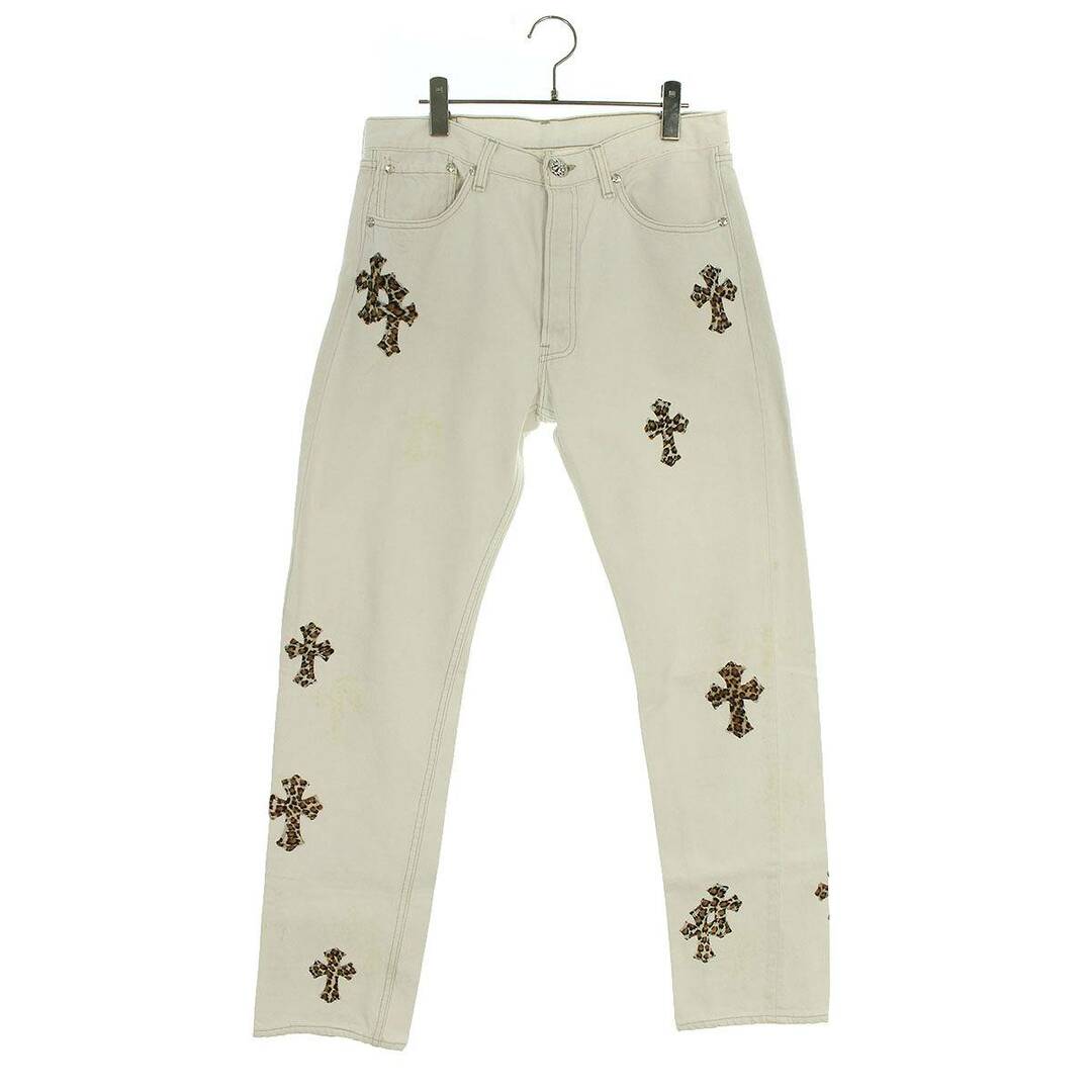 売り出し銀座 クロムハーツ U VNTG JEAN WH/RED TAB レオパードクロス
