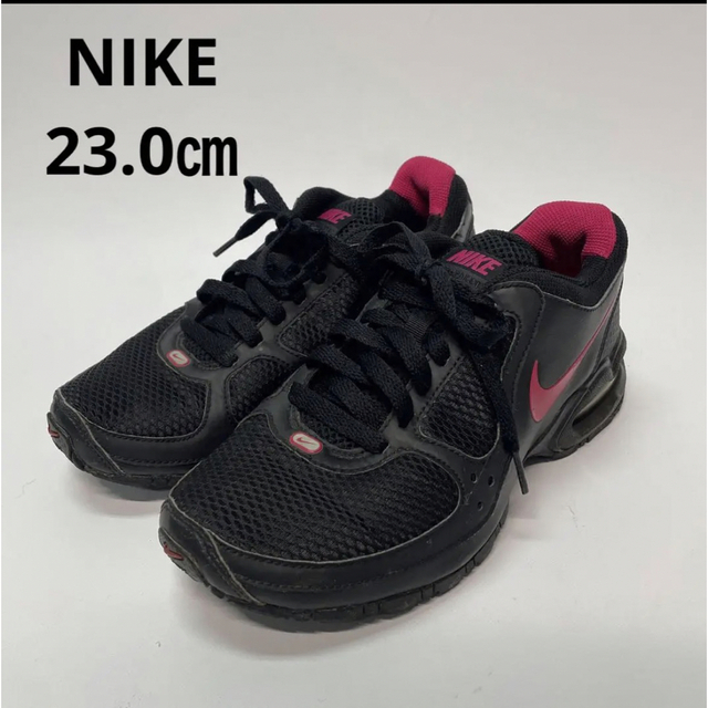 NIKE - NIKE スニーカー レディース キッズ 23 ピンク ブラック