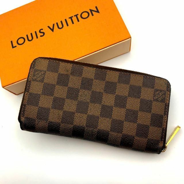 LOUIS VUITTON(ルイヴィトン)の【極美品】ルイヴィトン ダミエ ジッピーウォレット ラウンド 長財布 02 レディースのファッション小物(財布)の商品写真