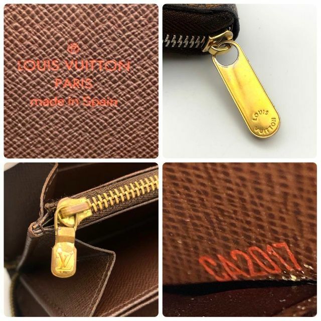 LOUIS VUITTON(ルイヴィトン)の【極美品】ルイヴィトン ダミエ ジッピーウォレット ラウンド 長財布 02 レディースのファッション小物(財布)の商品写真