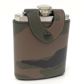 コーチ(COACH)のCOACH Flask Camo スキットル レザー ステンレス 迷彩柄(その他)