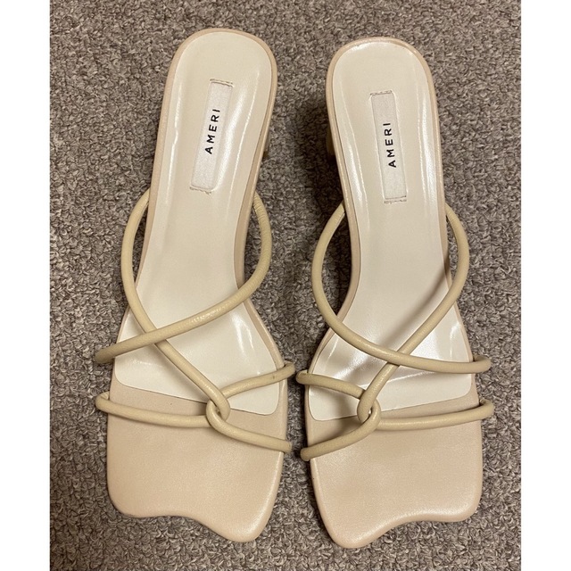 アメリヴィンテージ　Ameri　WAVE TOE SANDAL　ベージュL