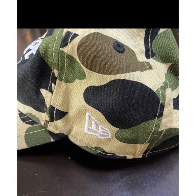 美品　エイプ　BAPE  メンズキャップ　カモ　迷彩