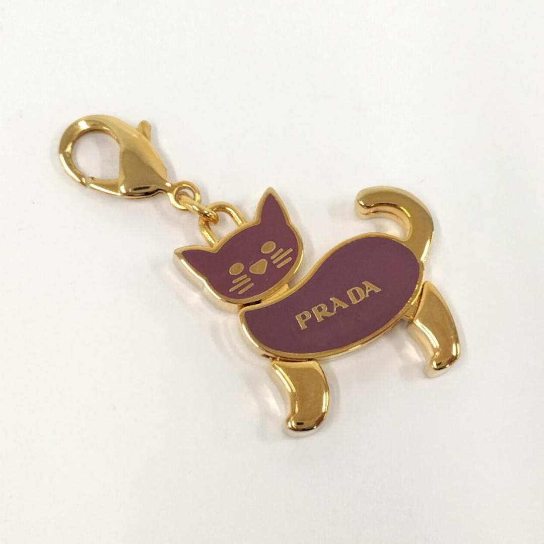 PRADA プラダ 1AP433 キャット 猫 キーリング キーホルダー