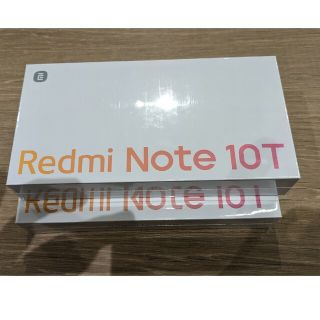 ソフトバンク(Softbank)のXiaomi Redmi  Note 10T　2台セット(スマートフォン本体)