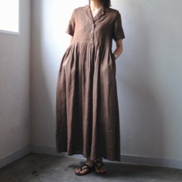 fog linen work(フォグリネンワーク)のメイベルワンピース レディースのワンピース(ロングワンピース/マキシワンピース)の商品写真